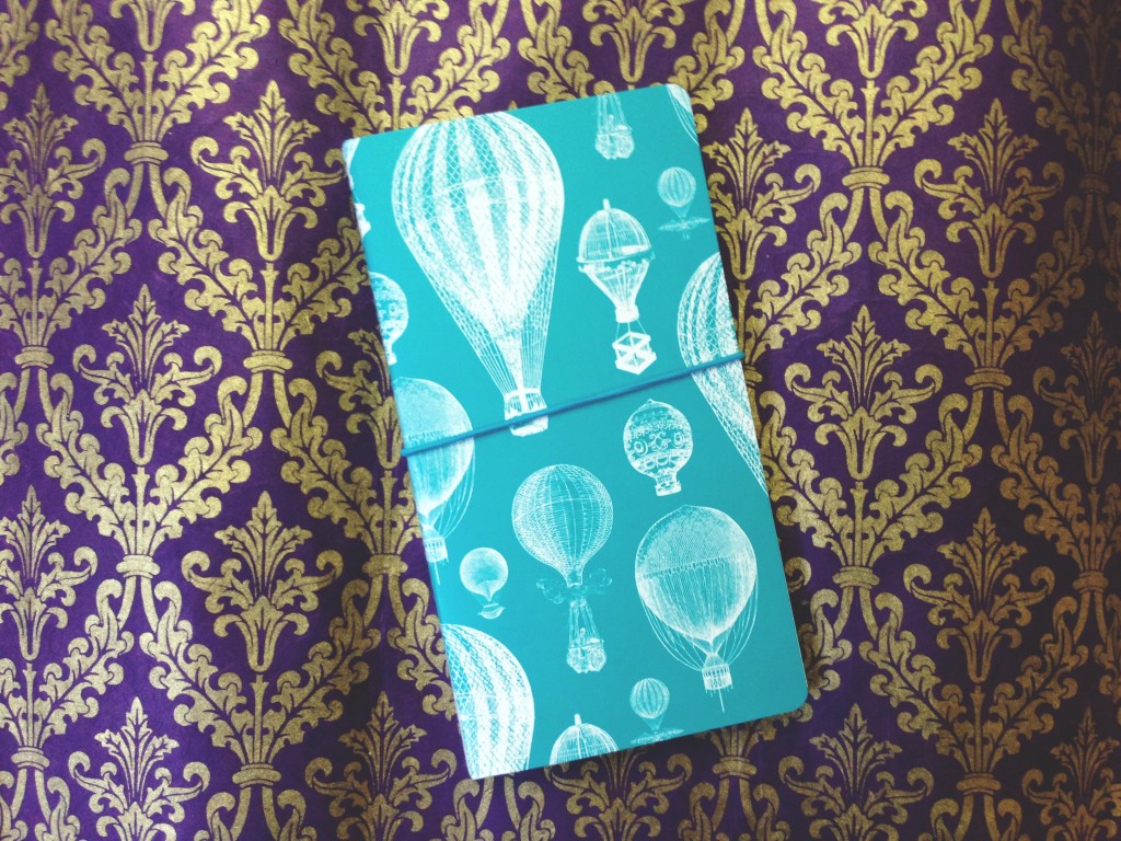 Summer Odyssey air balloons tall slim notebook