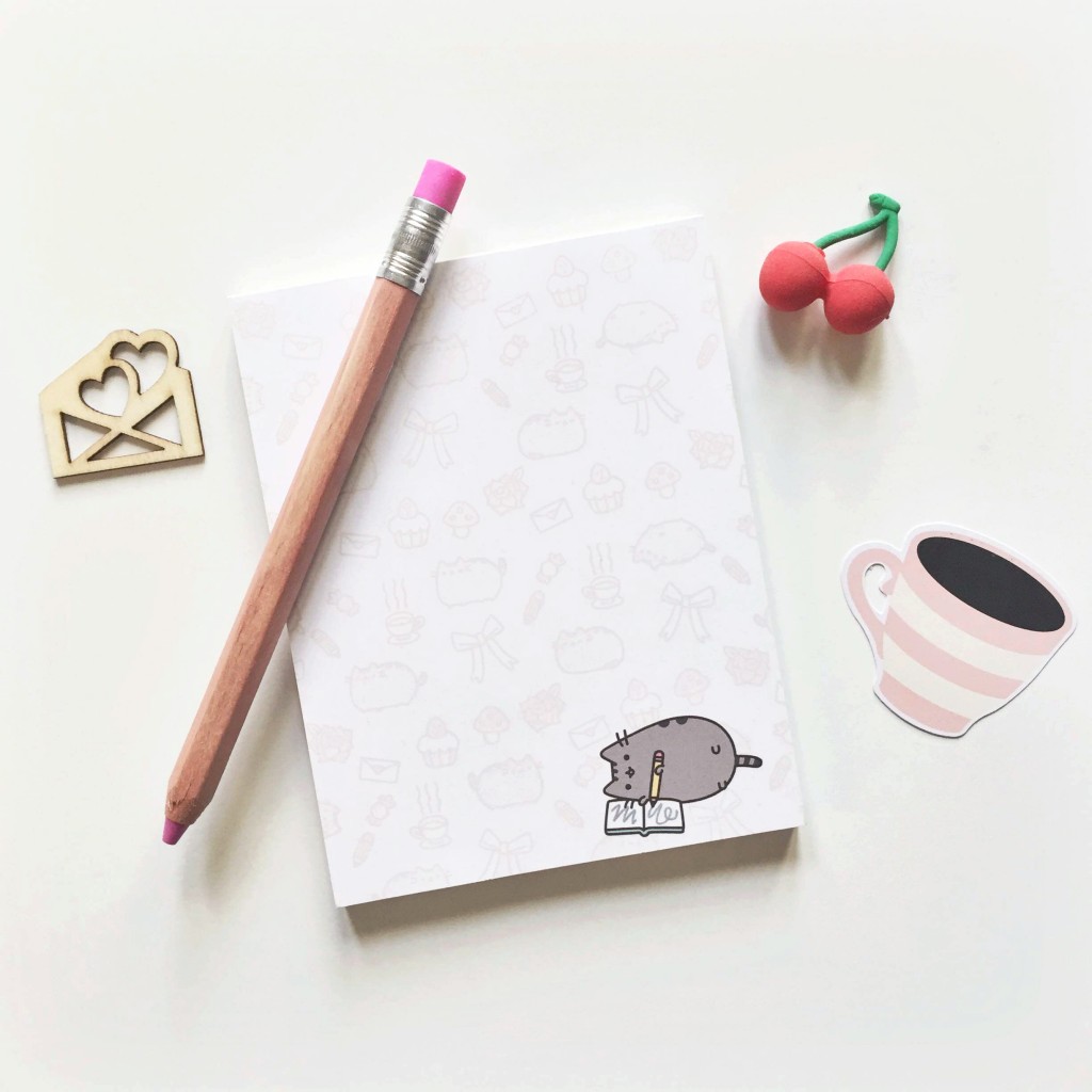 pusheen notepad