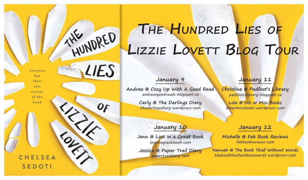 hundred lies of lizzie lovett blog tour