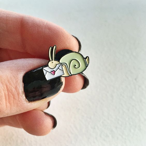 snail mail pin