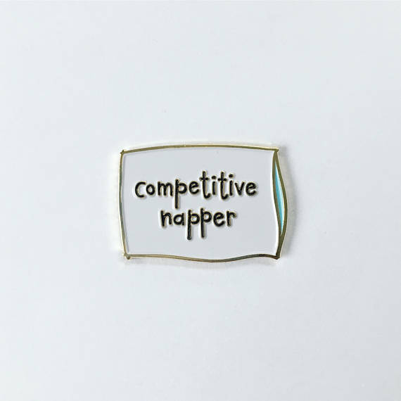 competitive napper pin