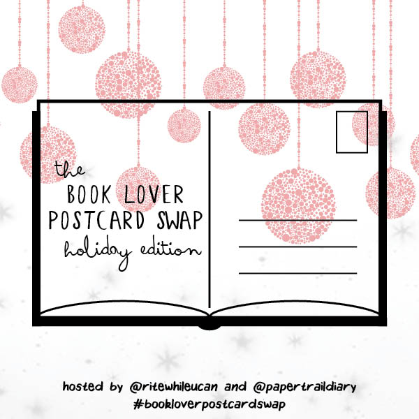 book lover postcard swap holiday 2017