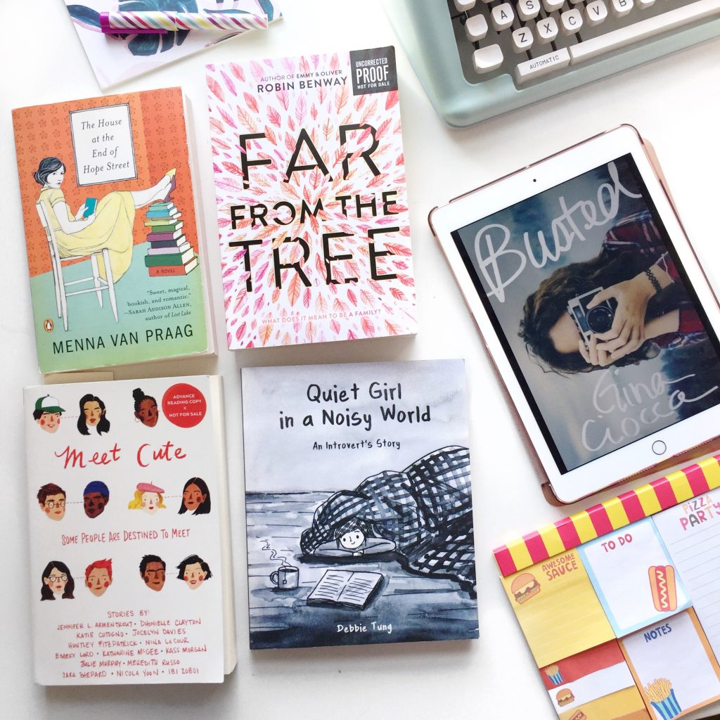 january reads on the paper trail diary