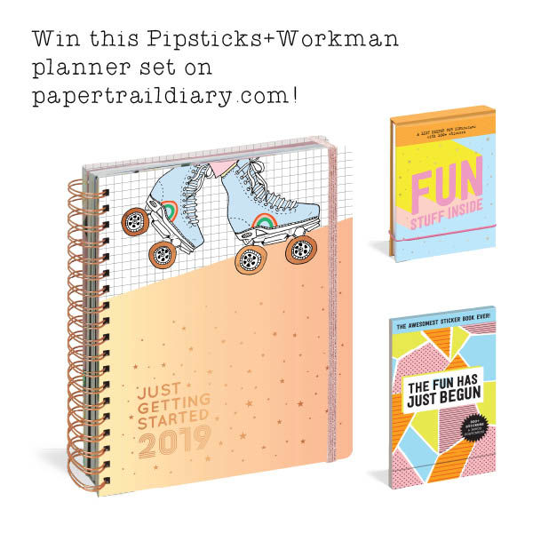 pipsticks workman planner paper trail diary