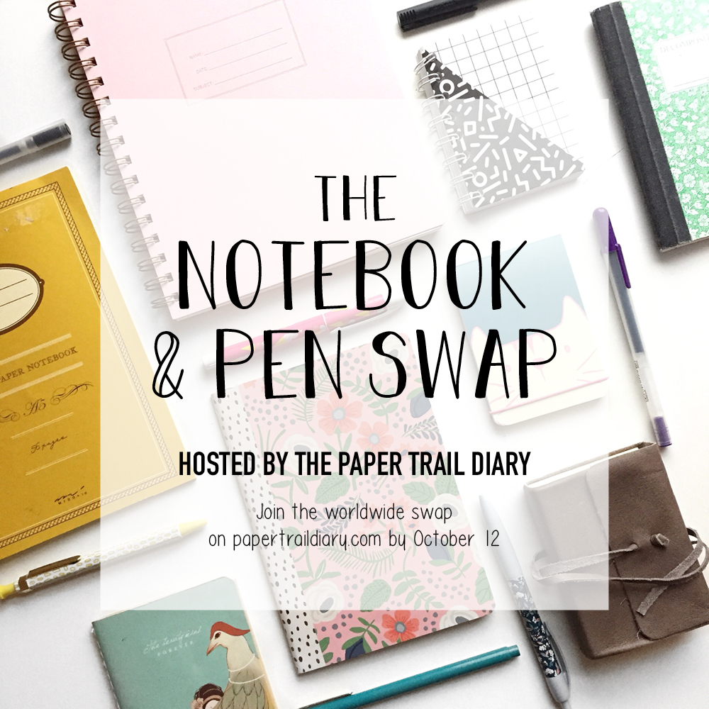 notebook and pen swap 2018
