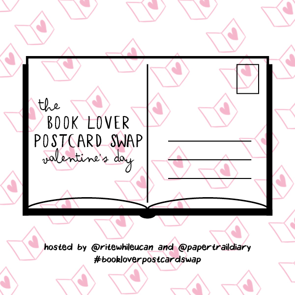 Book Lover Postcard Swap Valentine's Day 2019